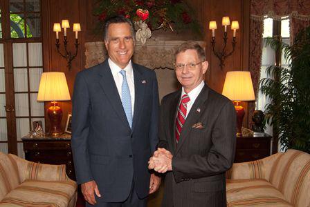 Tom Tamarkin and Mitt Romney